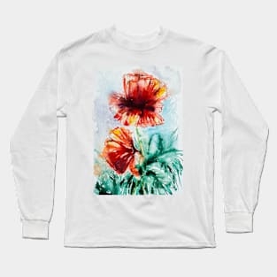 Poppies Long Sleeve T-Shirt